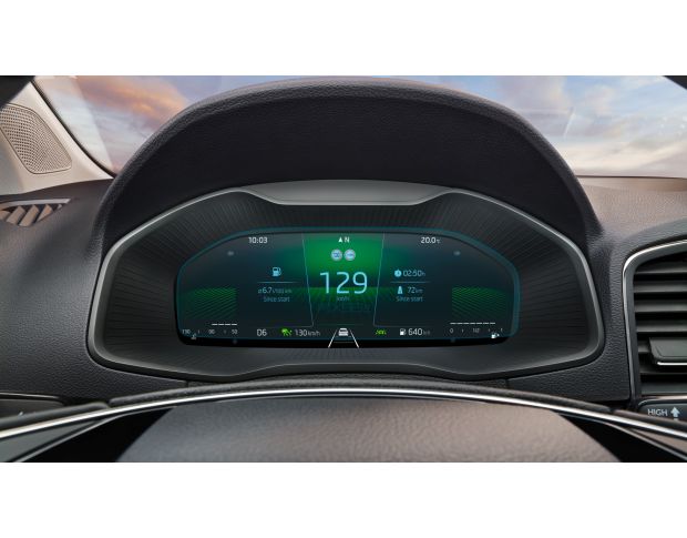 Захисне скло Pixsel на панель приладів SKODA KAROQ - 12.6“ 2022 - (гібридне мат)