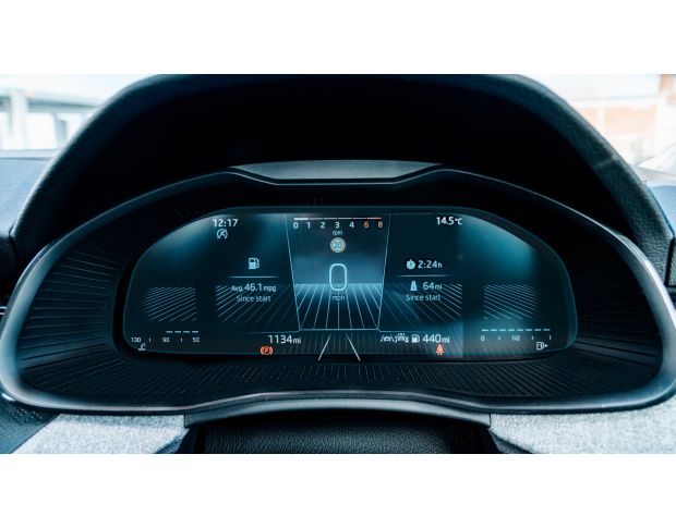 Защитное стекло Pixsel на приборную панель SKODA SCALA - 12.8“ 2024 - (гибридное мат)