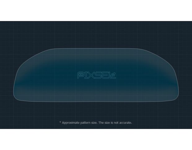Защитное стекло Pixsel на приборную панель SKODA SCALA - 12.8“ 2024 - (гибридное мат)