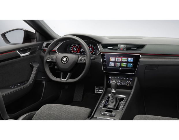 Защитное стекло Pixsel на приборную панель SKODA SUPERB - 9.9“ 2019 -  2024 (гибридное глянец)