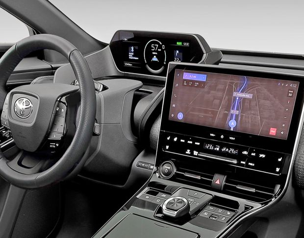 Захисне скло Pixsel на панель приладів TOYOTA bZ4X - 12.7“ 2022 - (гібридне мат)