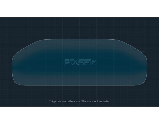 Захисне скло Pixsel на панель приладів TOYOTA RAV4 - 11.8“ 2023 - (гібридне глянець)