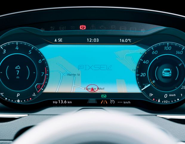 Захисне скло Pixsel на панель приладів VOLKSWAGEN ARTEON - 11.9“ 2017 - 2020 (гібридне мат)