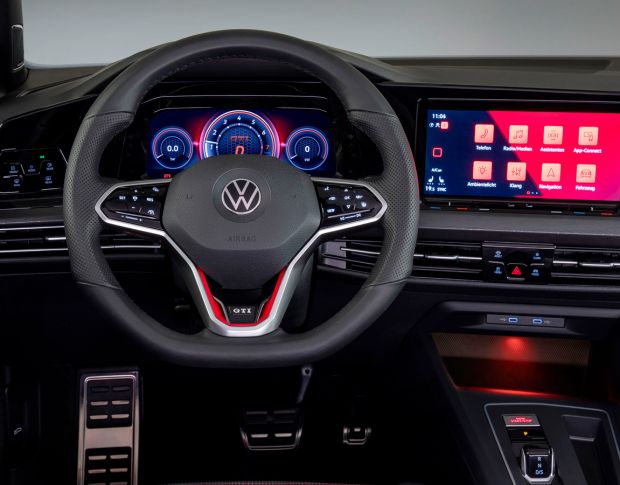 Захисне скло Pixsel на панель приладів VOLKSWAGEN GOLF - 10“ 2020 - 2023 (гібридне мат)
