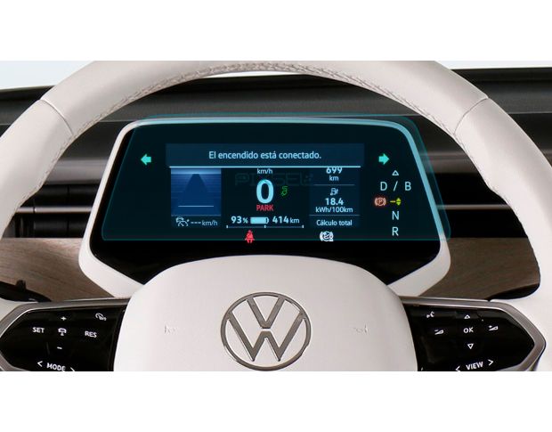 Захисне скло Pixsel на панель приладів VOLKSWAGEN ID. BUZZ - 8.7“ 2022 - (гібридне глянець)