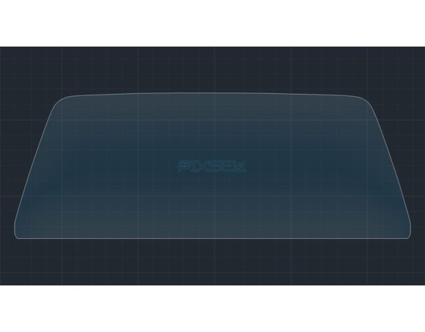 Захисне скло Pixsel на панель приладів VOLKSWAGEN ID.3 - 8.7“ 2019 - 2023 (гібридне глянець)