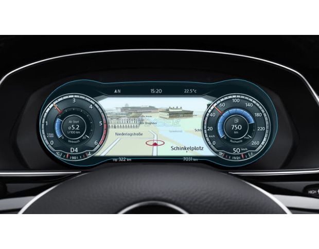 Захисне скло Pixsel на панель приладів VOLKSWAGEN PASSAT - 11.9“ 2019 - 2022 (гібридне мат)