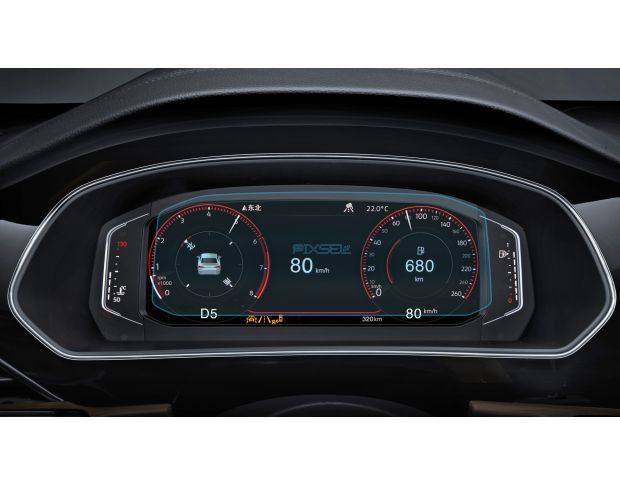 Защитное стекло Pixsel на приборную панель VOLKSWAGEN PASSAT - 9.9“ 2019 - 2022 (гибридное глянец)
