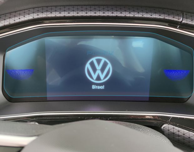 Захисне скло Pixsel на панель приладів VOLKSWAGEN T-CROSS - 13“ 2023 - (гібридне глянець)