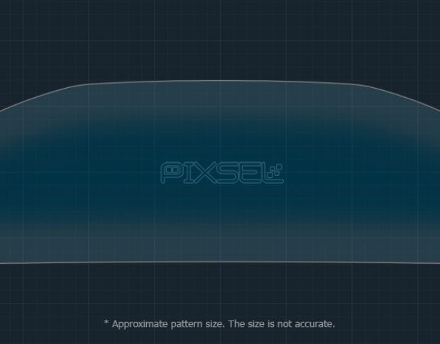 Захисне скло Pixsel на панель приладів VOLKSWAGEN T-ROC - 12.7“ 2023 - (гібридне глянець)