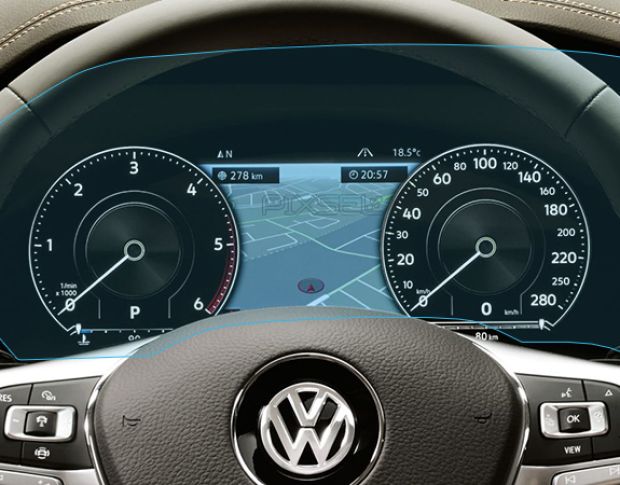 Захисне скло Pixsel на панель приладів VOLKSWAGEN TOUAREG - 16.2“ 2023 - (гібридне мат)
