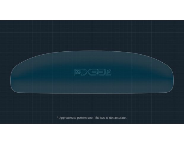 Захисне скло Pixsel на панель приладів ZEEKR 001 - 13.9“ 2024 - (гібридне мат)