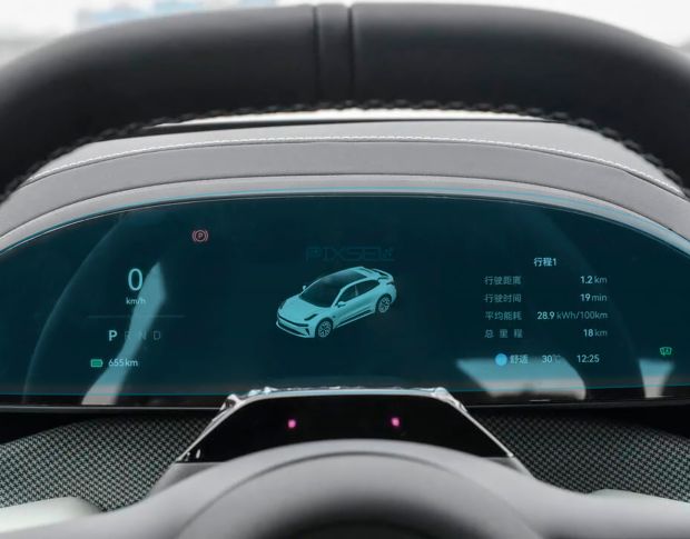 Захисне скло Pixsel на панель приладів ZEEKR 001 - 13.9“ 2024 - (гібридне мат)
