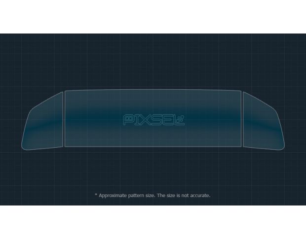 Захисне скло Pixsel на панель приладів ZEEKR 001 - 14.5“ 2022 - (гібридне глянець)
