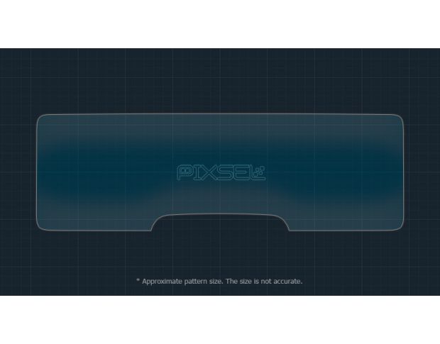 Захисне скло Pixsel на панель приладів ZEEKR X - 9.8“ 2023 - (гібридне глянець)