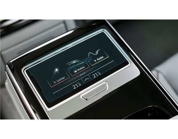 Защитное стекло Pixsel на планшет AUDI A8 / S8 - 6.9“ 2018 - 2023 (гибридное глянец)