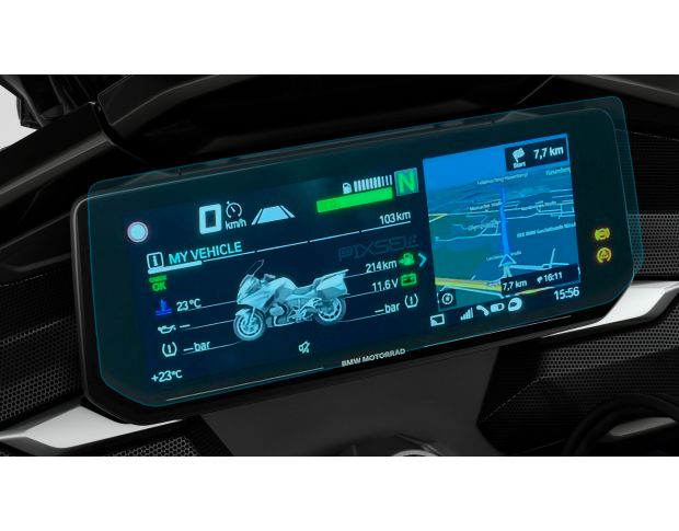 Захисне скло Pixsel на спідометр мотоцикла BMW K 1600 B 13“ (гібридне глянець)