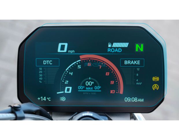 Захисне скло Pixsel на спідометр мотоцикла BMW S1000 R/RR/XR 9.8“ (гібридне глянець)