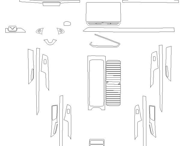 Выкройка для салона VOLKSWAGEN ID.7 2024