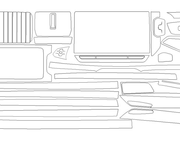 Выкройка для салона VOLKSWAGEN ID.7 2024