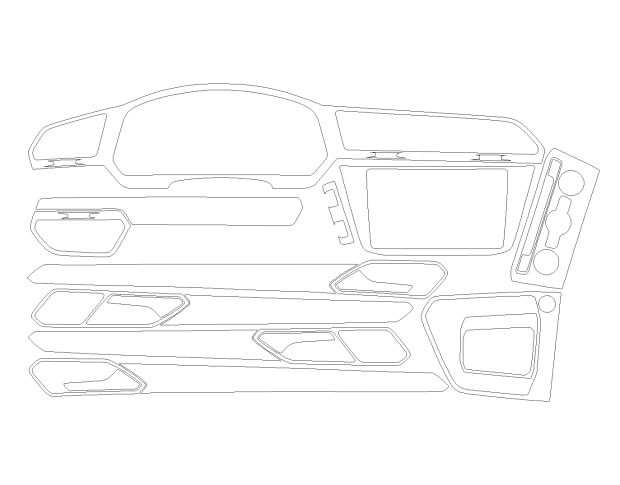 Викрійка для салону VOLKSWAGEN TIGUAN 2023