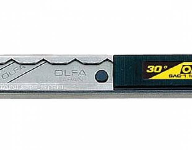 Сегментний ніж  OLFA SAC-1 30° 9 mm  (система Auto-Lock)
