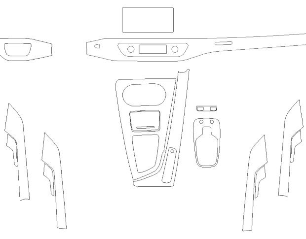 Выкройка для салона AUDI A4 2024