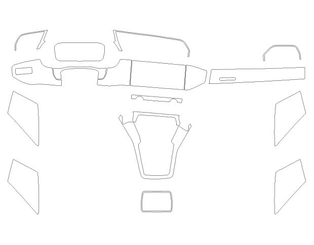 Выкройка для салона AUDI Q3 SUV 2023