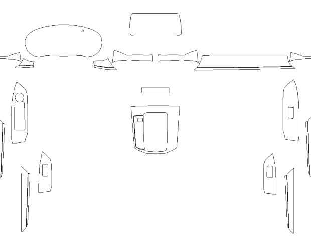 Выкройка для салона MAZDA CX-5 2024