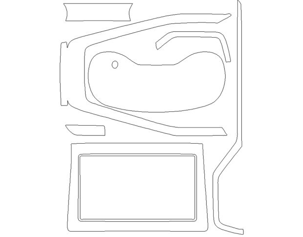 Викрійка для салону TOYOTA RAV4 2024 -