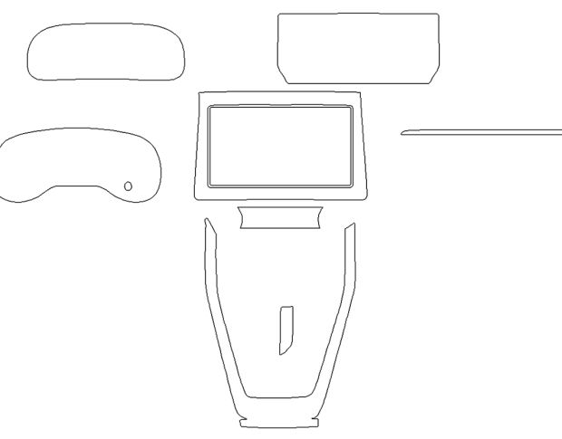 Викрійка для салону TOYOTA RAV4 2024 -