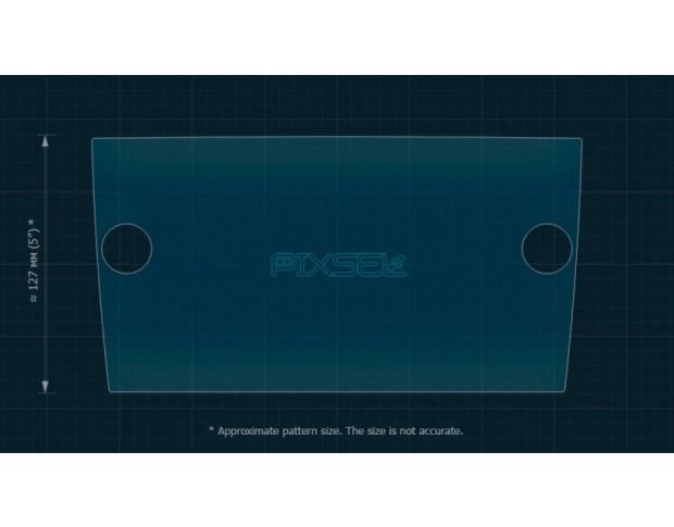 Защитное стекло Pixsel на монитор VOLKSWAGEN POLO 10.8“ 2017 - 2021 (гибридное мат)