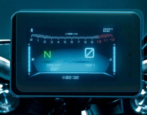 Защитное стекло Pixsel на спидометр мотоцикла YAMAHA MT-07 7.2“ 2022 - 2025 (гибридное глянец)