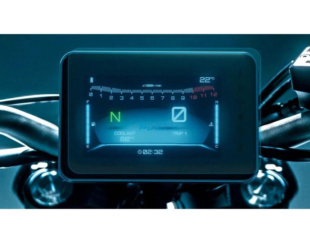Защитное стекло Pixsel на спидометр мотоцикла YAMAHA MT-07 7.2“ 2022 - 2025 (гибридное глянец)