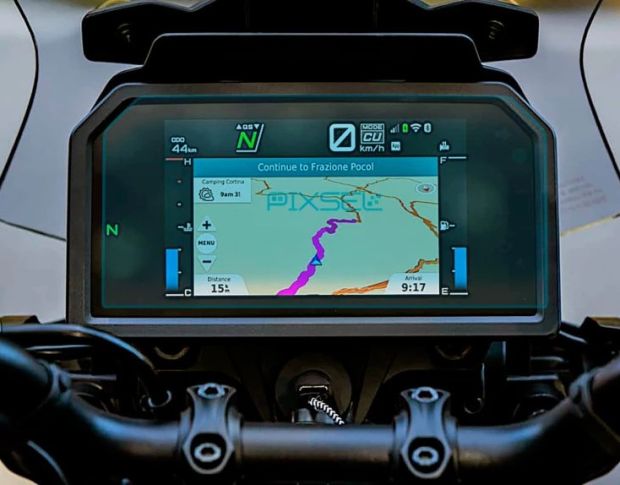 Захисне скло Pixsel на спідометр мотоцикла YAMAHA TRACER 9 GT+ 9.6“ 2022 - 2024 (гібридне глянець)