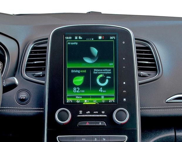 Захисне скло Pixsel на монітор RENAULT SCENIC - 8.6“ 2016 - 2022 (гібридне глянець)