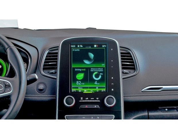 Захисне скло Pixsel на монітор RENAULT SCENIC - 8.6“ 2016 - 2022 (гібридне глянець)