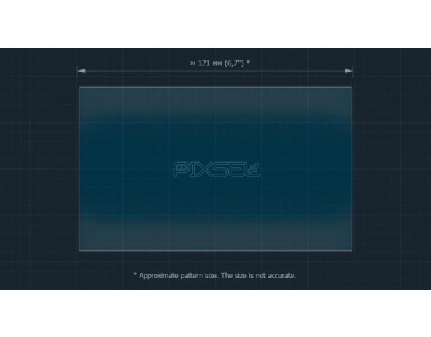 Захисне скло Pixsel на монітор VOLKSWAGEN TIGUAN - 8“ 2021 - 2023 (гібридне мат)