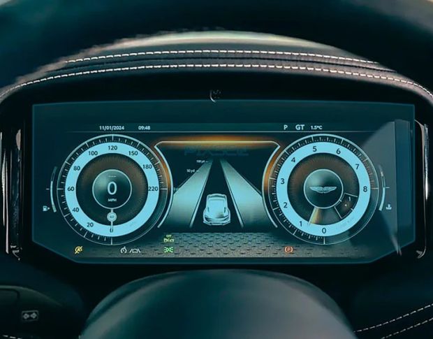 Захисне скло Pixsel на панель приладів ASTON MARTIN DB12 11.3“ 2024 - (гібридне мат)