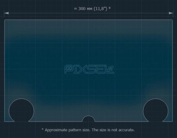 Захисне скло Pixsel на монітор LEXUS GX - 15.2“ 2024 - (гібридне глянець)