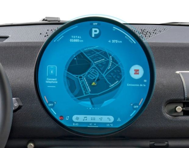 Захисне скло Pixsel на монітор MINI COOPER - 14.1“ 2024 - (гібридне глянець)