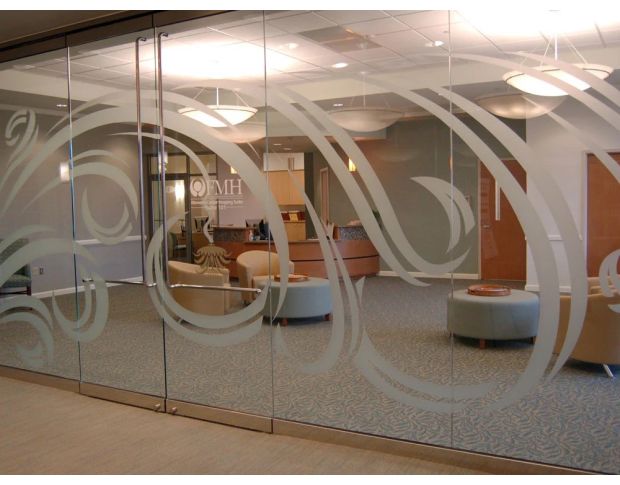 Arlon 5400 Silver Etched Glass - Декоративная серебристая пленка 1.52 m