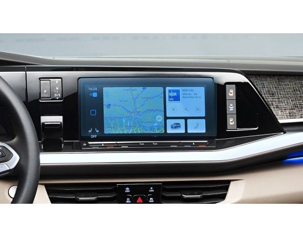 Защитное стекло Pixsel на монитор VOLKSWAGEN MULTIVAN T7 10.9“ 2021 - (гибридное глянец)