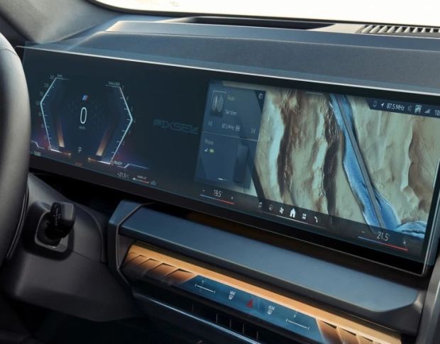Захисне скло Pixsel на монітор BMW X3 (G45) 30.1“ 2024 - (гібридне глянець)