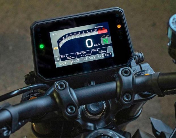 Защитное стекло Pixsel на спидометр мотоцикла YAMAHA MT-09SP 7.9“ 2024 - (гибридное глянец)