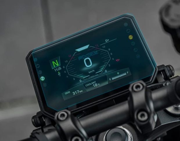 Захисне скло Pixsel на спідометр мотоцикла YAMAHA MT-09 Y-AMT 7.9“ 2024 - (гібридне глянець)