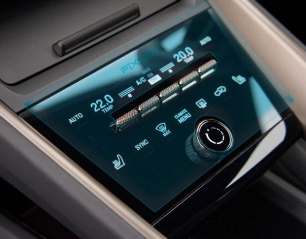 Захисне скло Pixsel на клімат-контроль PORSCHE MACAN 9“ 2024 - (гібридне мат)