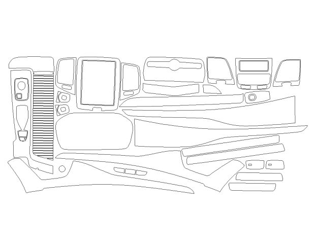 Комплект выкроек для салона VOLVO XC90 2024