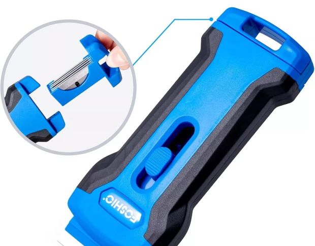 FOSHIO Scraper With Blades Storage - Cкребок пластиковий з контейнером для лез