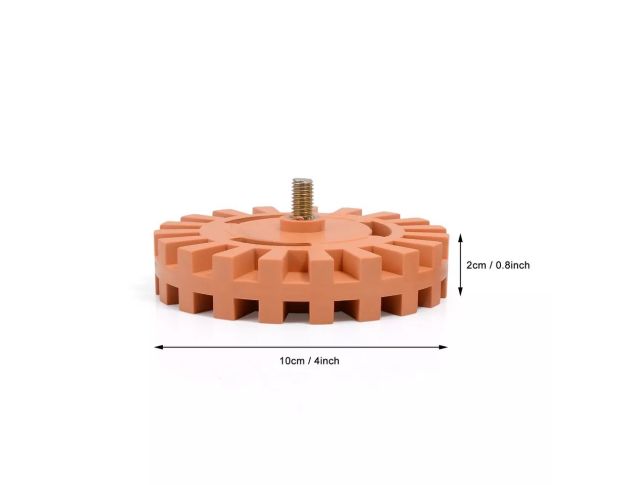 FOSHIO Decal And Sticker Remover Wheel - Диск для зняття двостороннього скотчу та залишків клею 100 mm x 20 mm